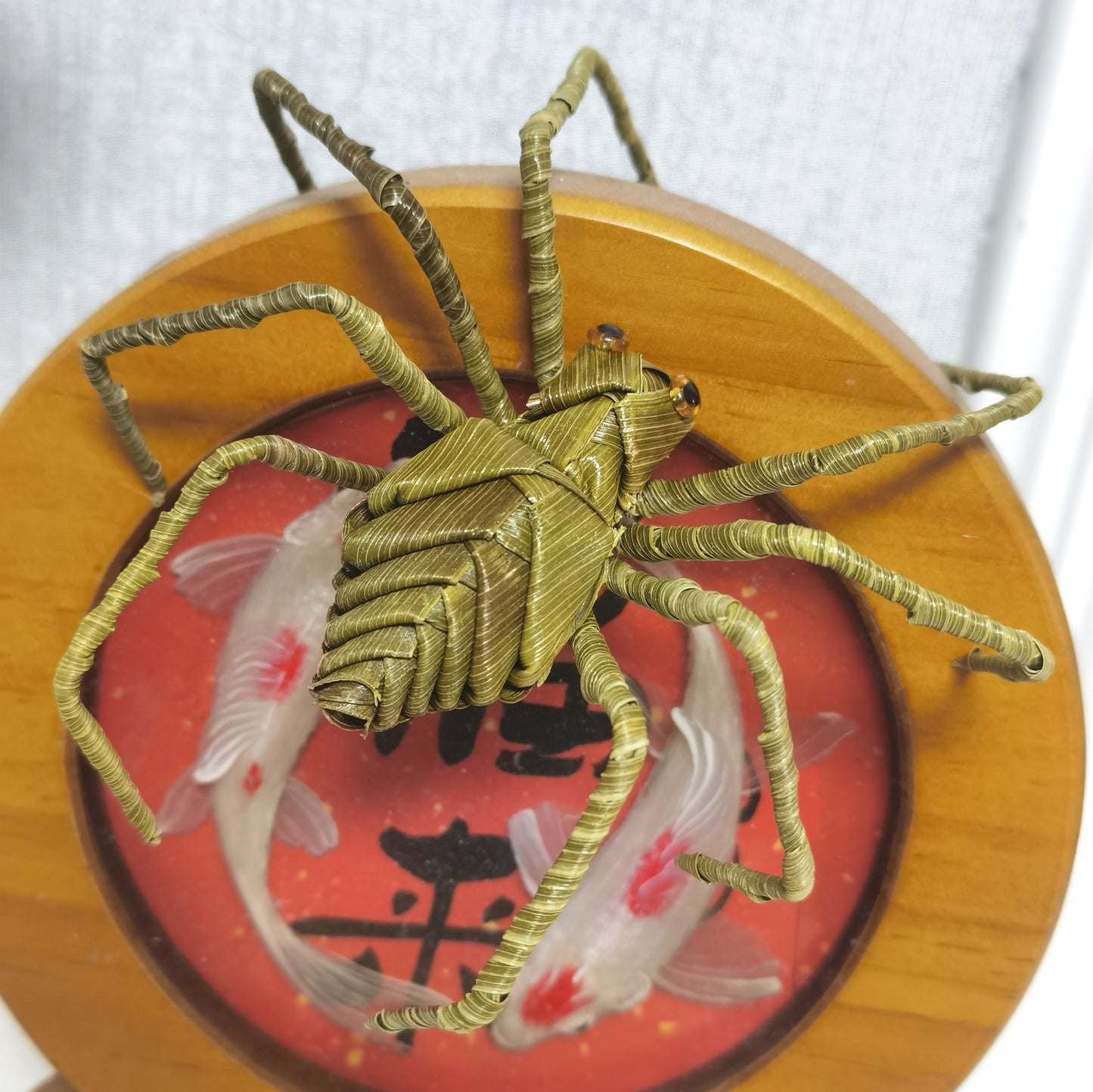 Handwoven Straw Spider – Traditional Chinese Folk Craft