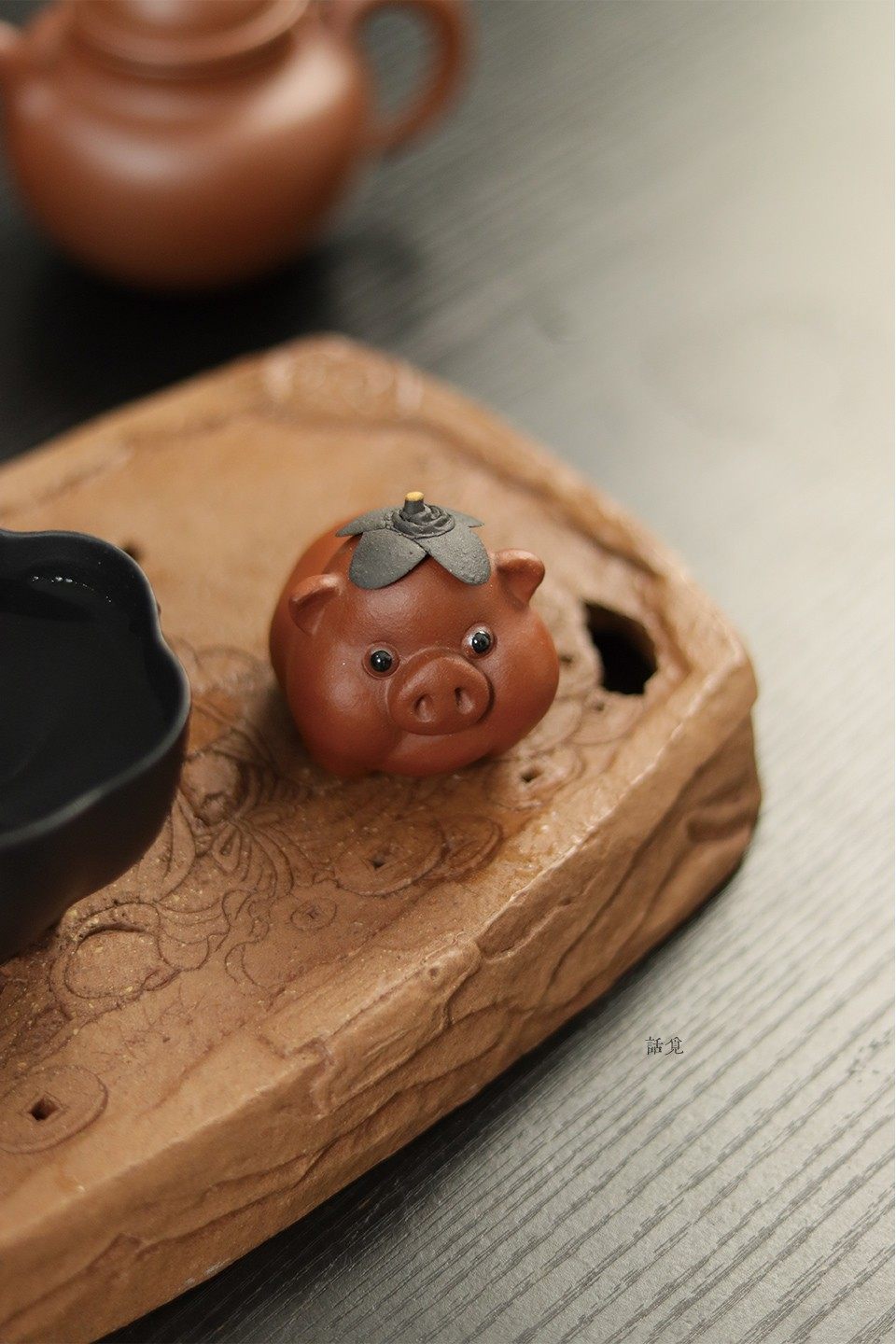 🐷 Prosperity Blessing Pig – Tea Pet (Small)