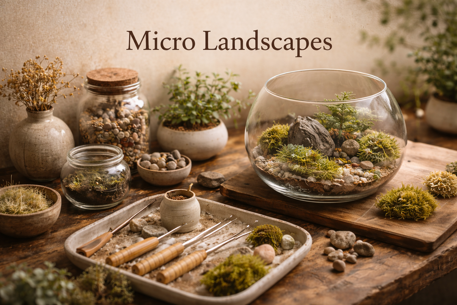 Micro Landscapes & Terrarium Elements