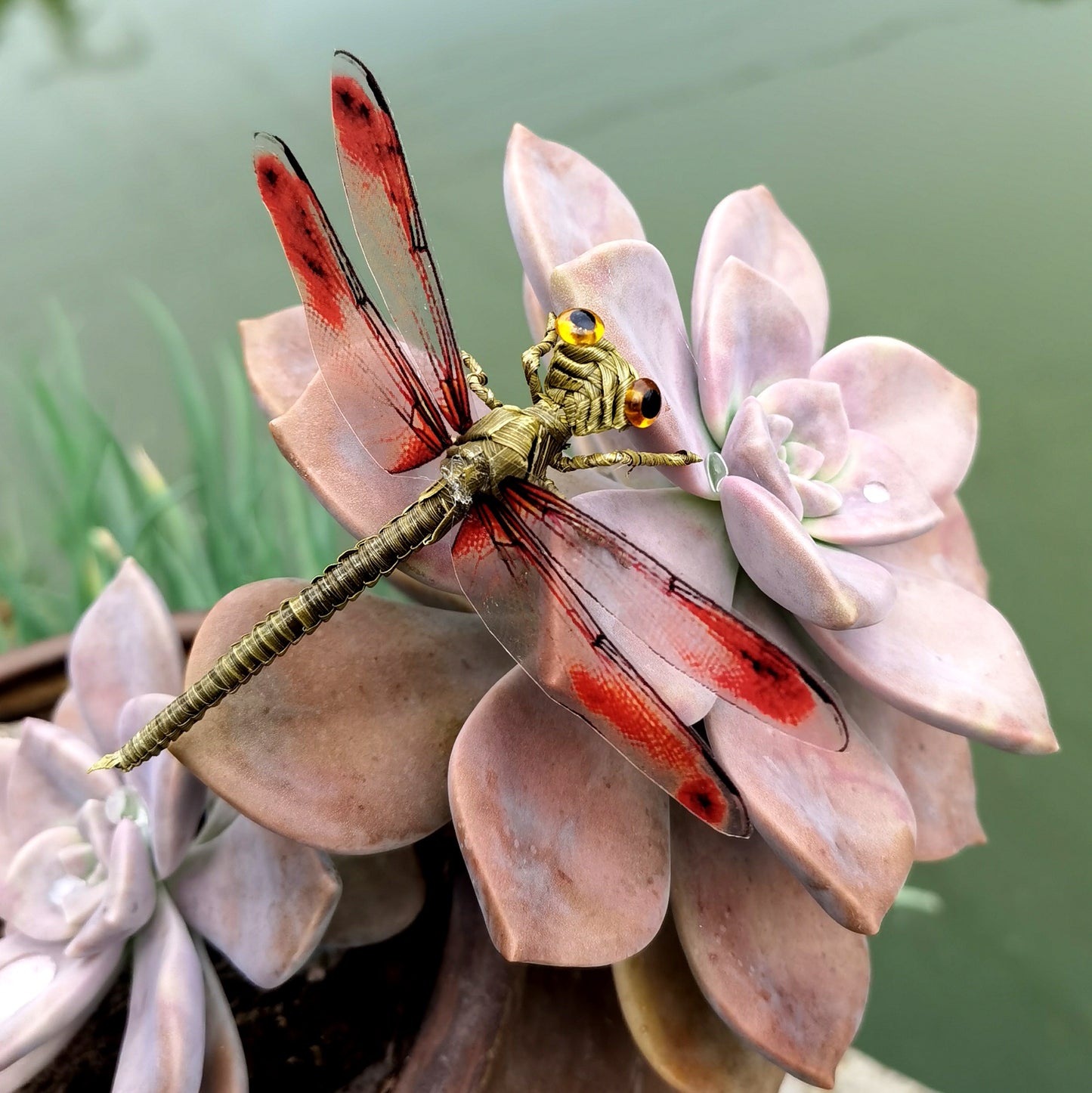 Handwoven Straw Dragonfly – Traditional Chinese Folk Craft