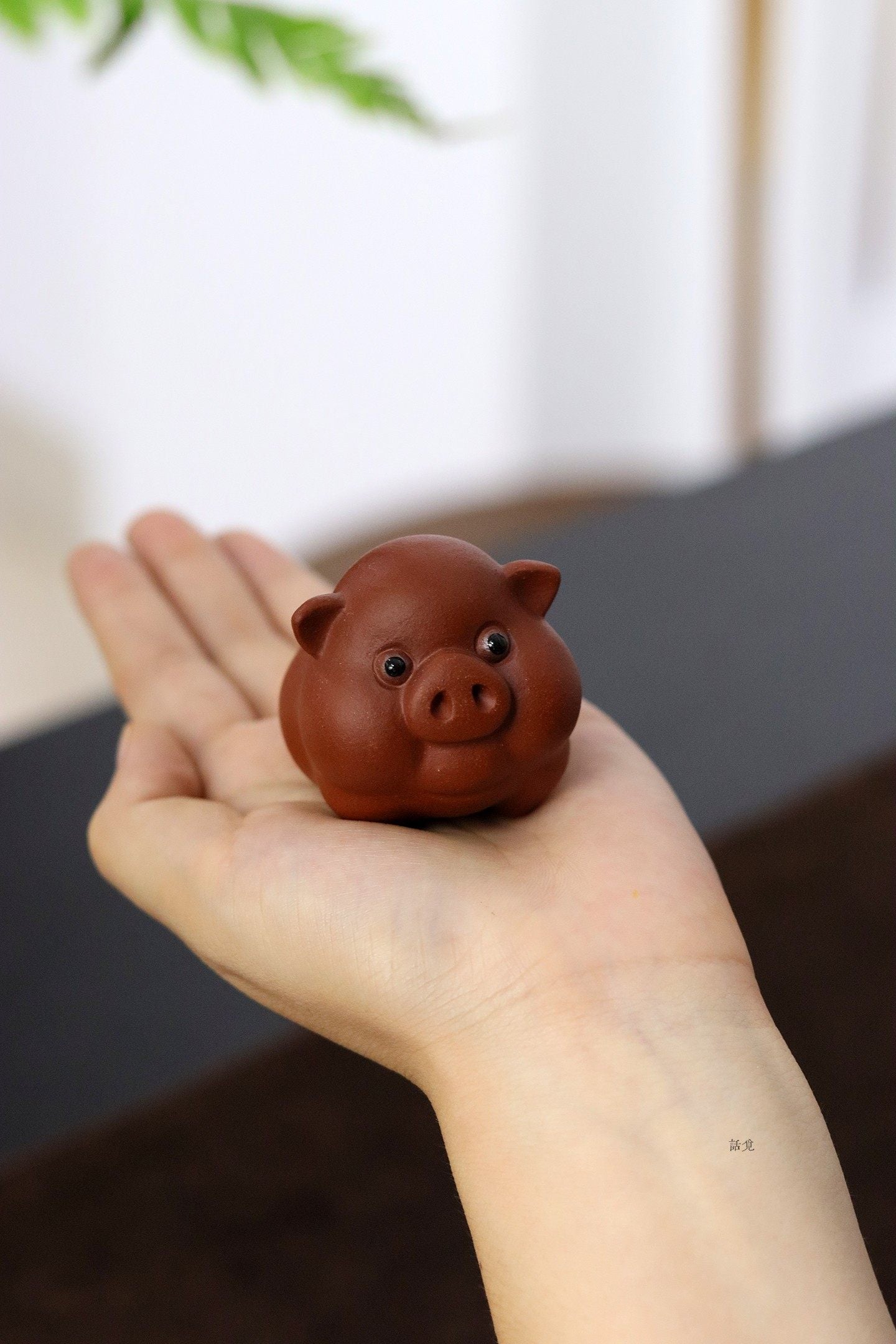 🐷 Prosperity Blessing Pig – Tea Pet (Small)