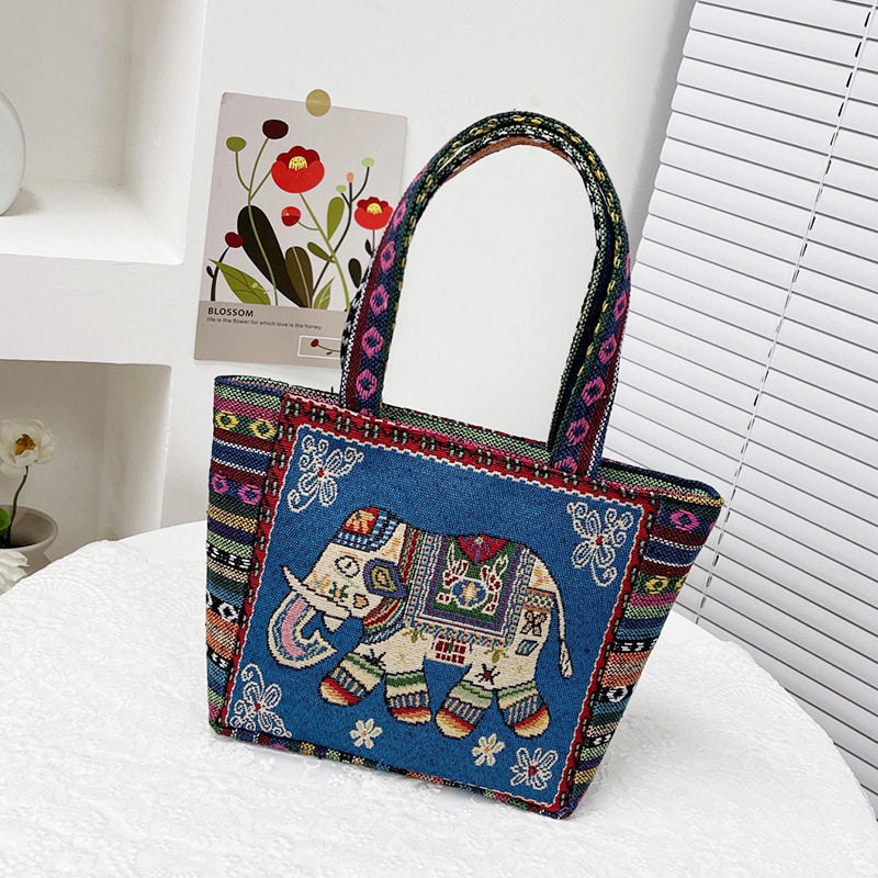 One Bag, One Story – Bohemian Elephant Artisan Tote
