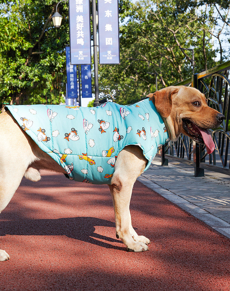 Waterproof Winter Dog Jacket with Warm Padding – Windproof, Cozy & Lightweight