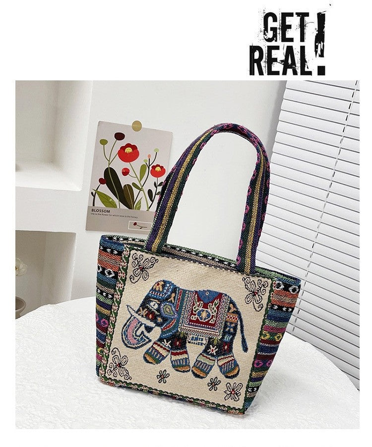 One Bag, One Story – Bohemian Elephant Artisan Tote