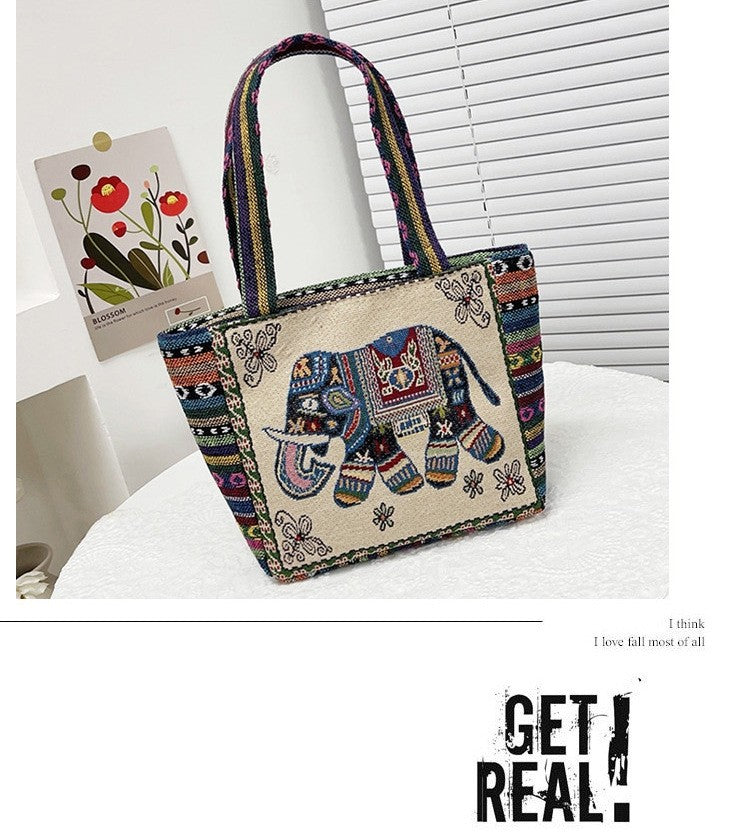 One Bag, One Story – Bohemian Elephant Artisan Tote