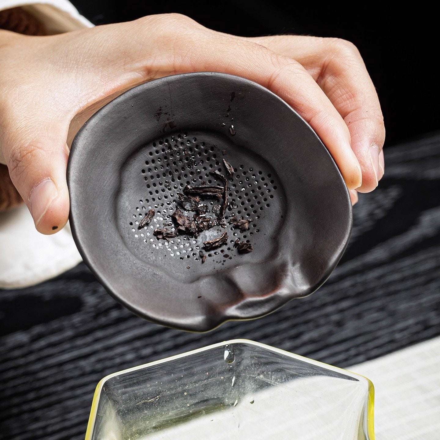 Crab-Shaped Ceramic Tea Strainer Nature-Inspired Functional Art for Mindful Tea Rituals