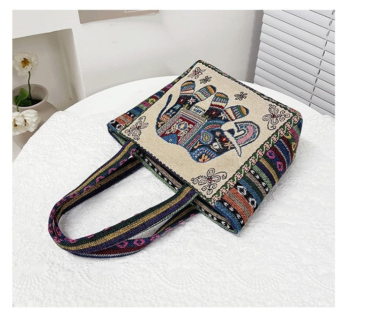One Bag, One Story – Bohemian Elephant Artisan Tote