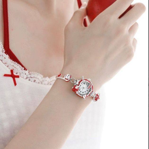⏱️ Cherry Time Bracelet Watch  A Small Reminder That Time Is Passing — Quietly