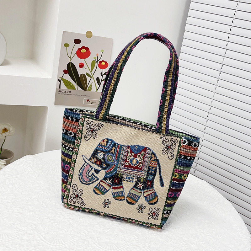 One Bag, One Story – Bohemian Elephant Artisan Tote