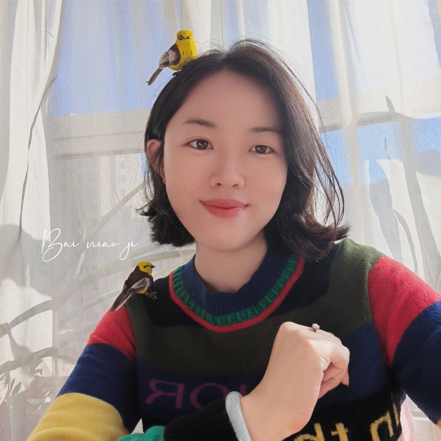 Handcrafted Mini Bird Clip Ornament | Artist-Made Collectible Nature Decor