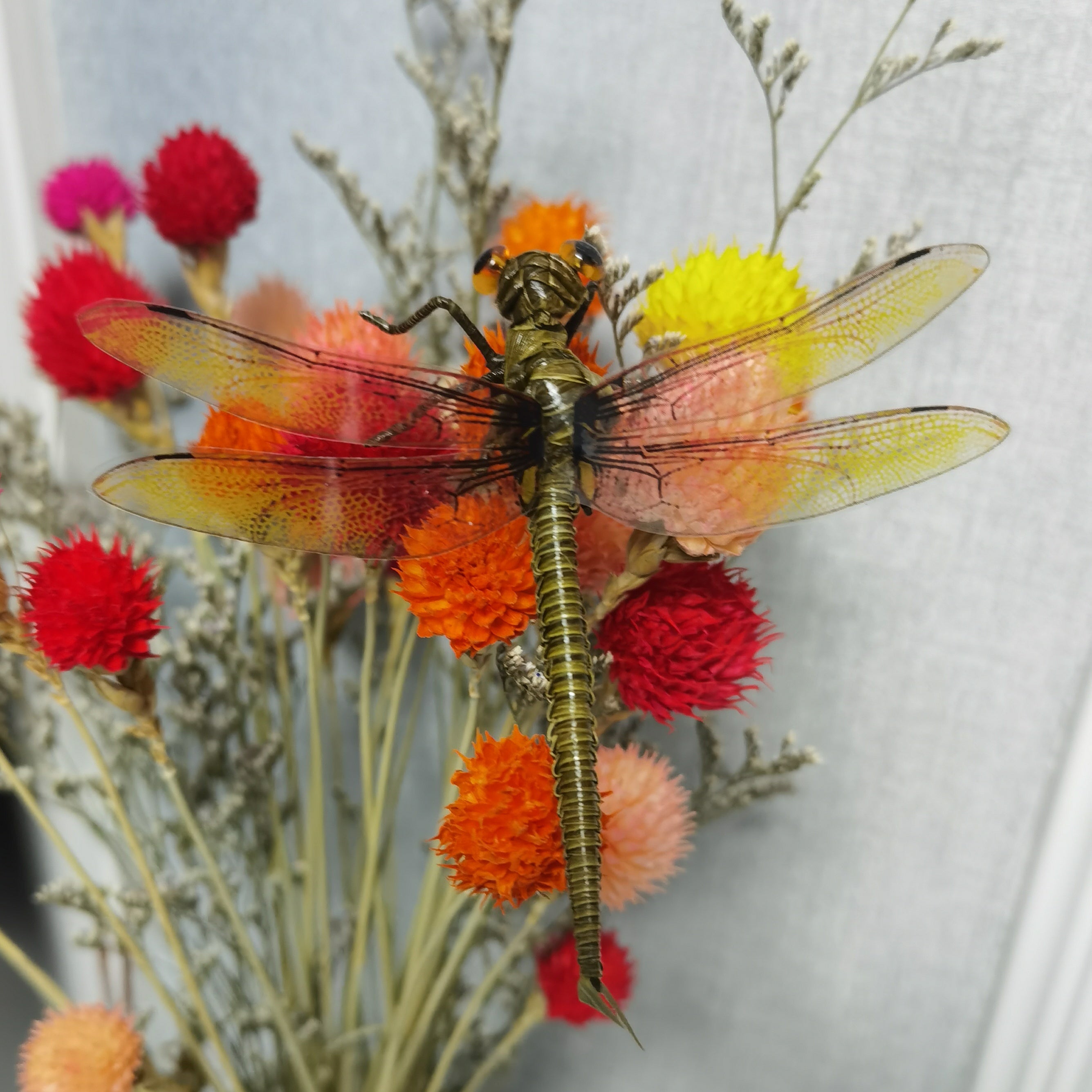 Handwoven Straw Dragonfly – Traditional Chinese Folk Craft