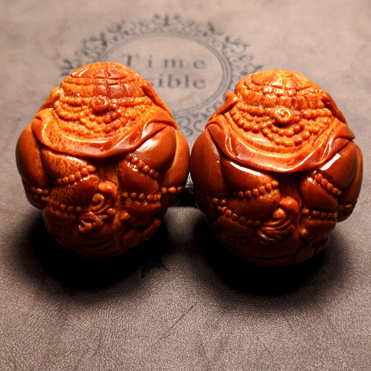 Hand-Held Elephant Companions (Set of Two)