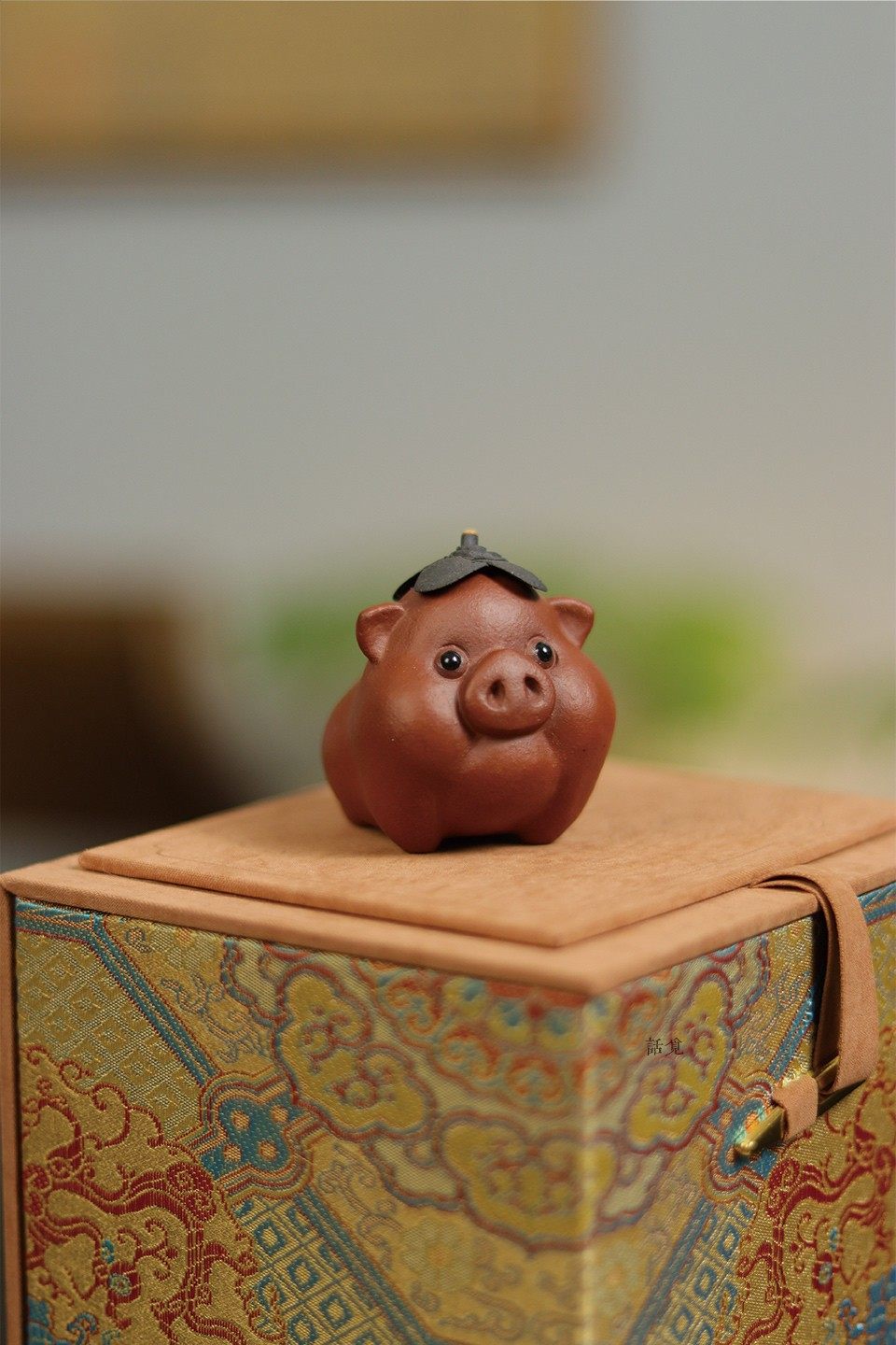 🐷 Prosperity Blessing Pig – Tea Pet (Small)