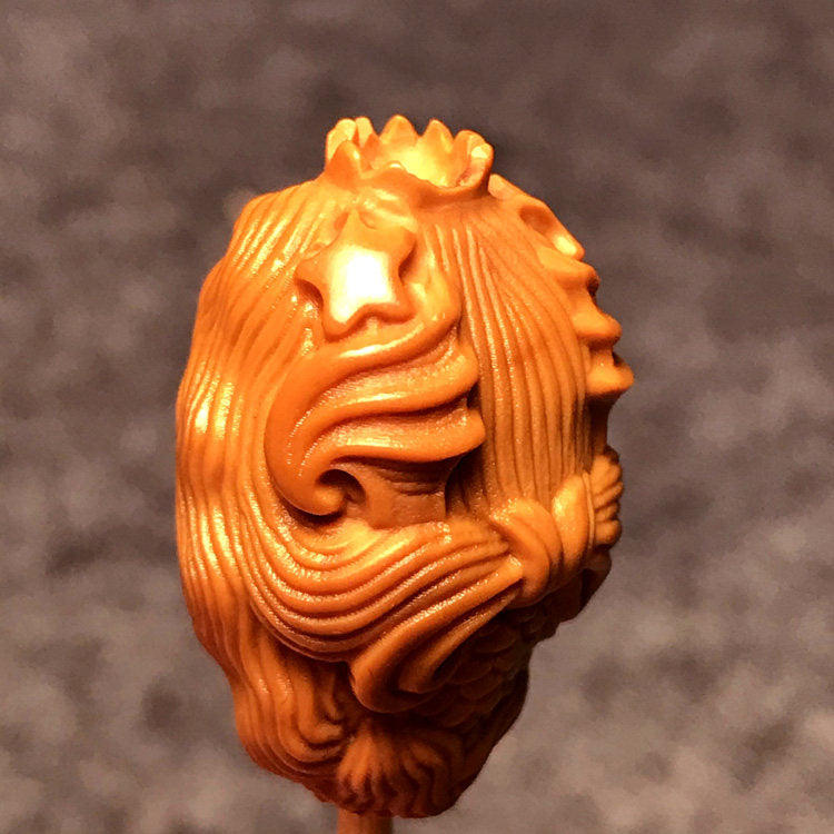 Hand-Carved Mini Mermaid Nut Sculpture – 18.9mm Micro Carving, Artisan Detail