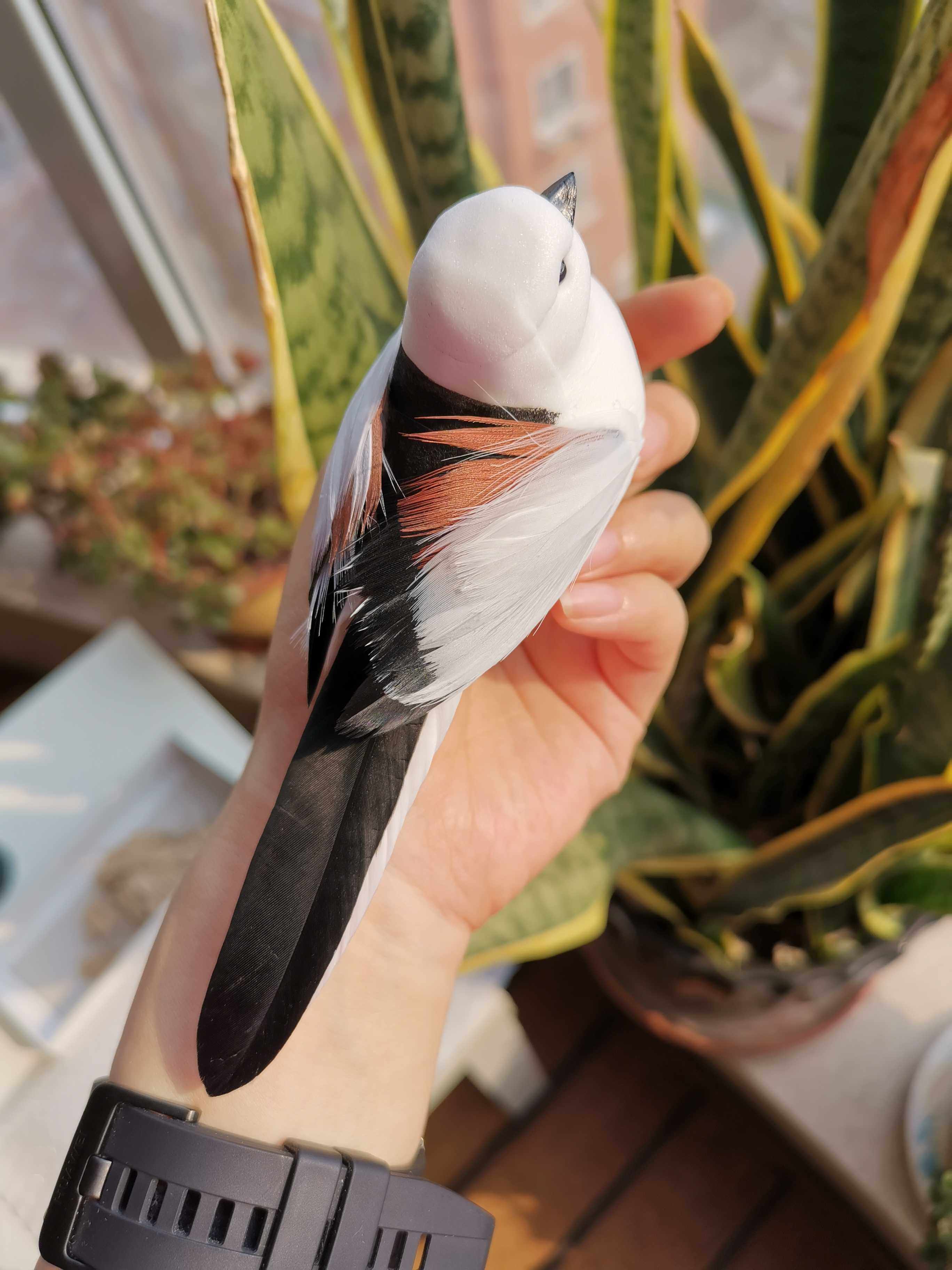 Handcrafted Mini Bird Clip Ornament | Artist-Made Collectible Nature Decor