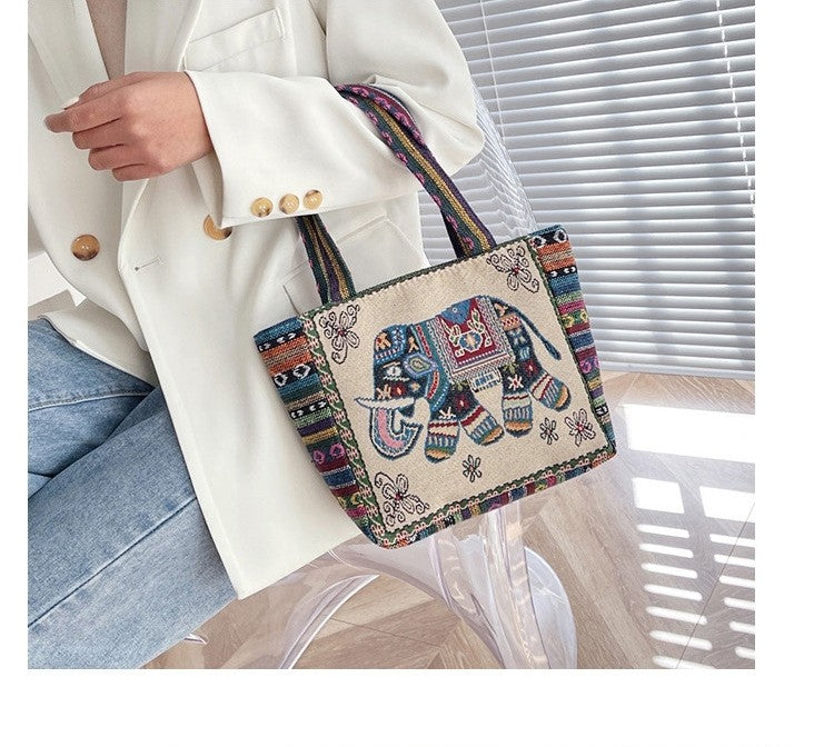 One Bag, One Story – Bohemian Elephant Artisan Tote