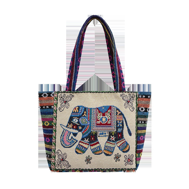 One Bag, One Story – Bohemian Elephant Artisan Tote