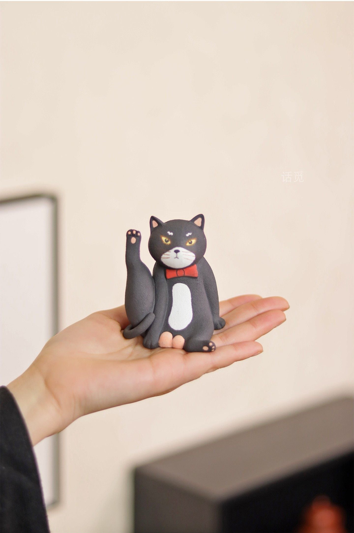 🐈 “Be Present” Cat Tea Pet  Handcrafted Yixing Zisha Ritual Companion