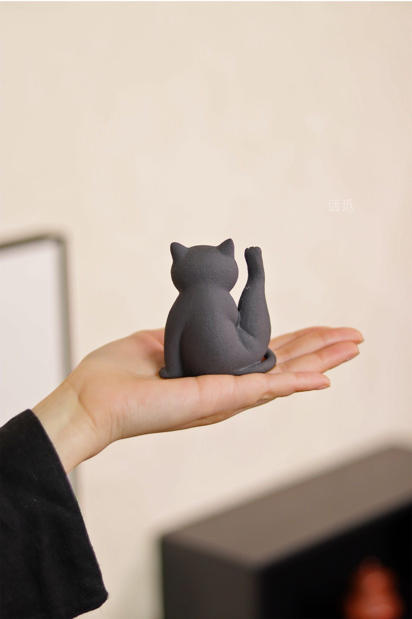 🐈 “Be Present” Cat Tea Pet  Handcrafted Yixing Zisha Ritual Companion