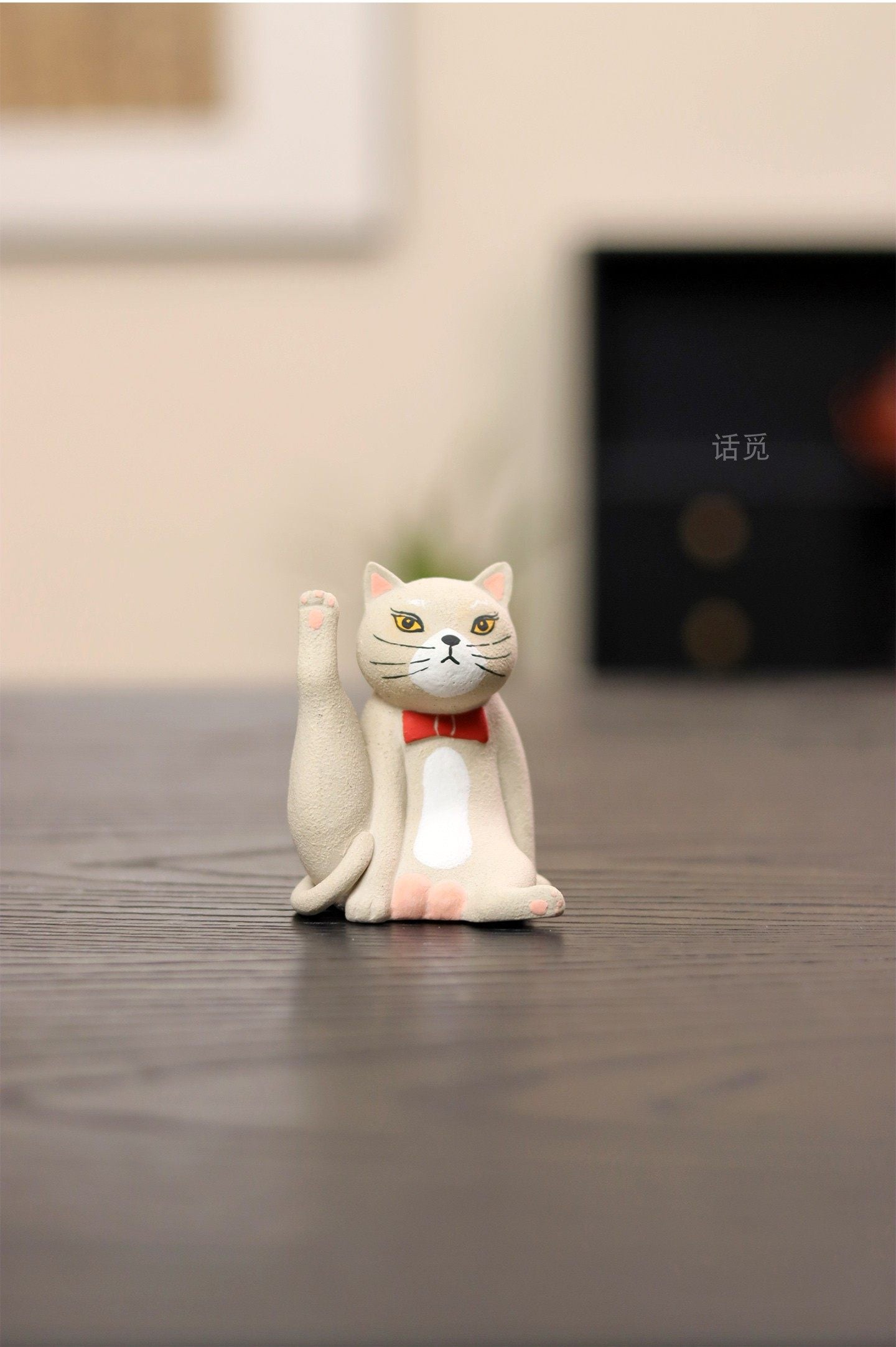 🐈 “Be Present” Cat Tea Pet  Handcrafted Yixing Zisha Ritual Companion