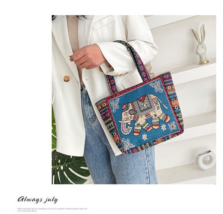 One Bag, One Story – Bohemian Elephant Artisan Tote
