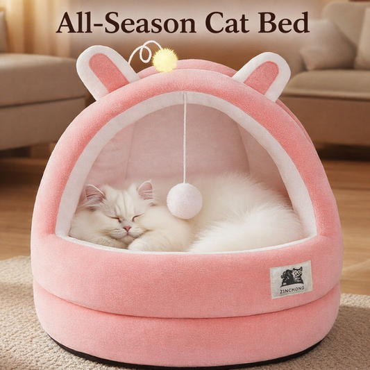 Cozy All-Season Cat Bed