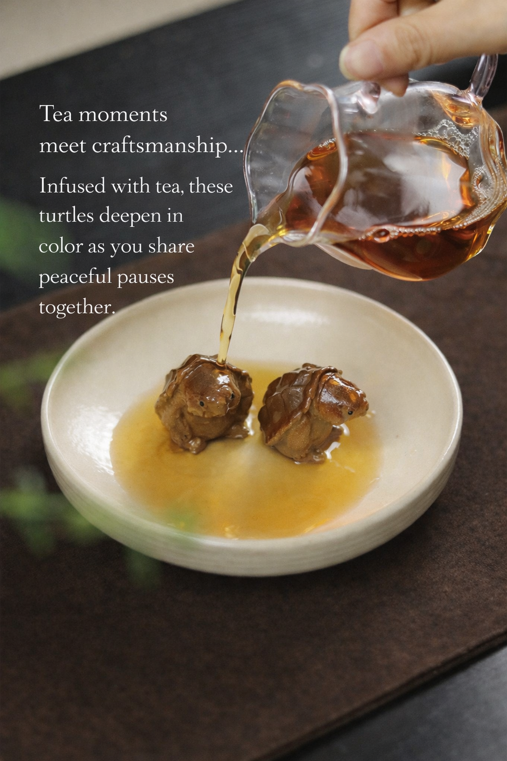 Zisha Tea Pet – Little Turtle Handcrafted Clay Companion for Tea Rituals