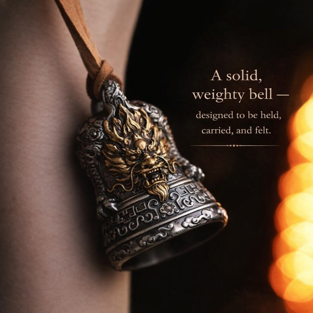 Guardian Dragon Bell 🐉 | Handcrafted Symbolic Bell with Weight & Presence